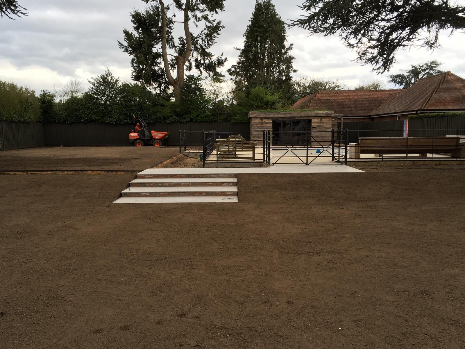 Some of our hard landscaping work.