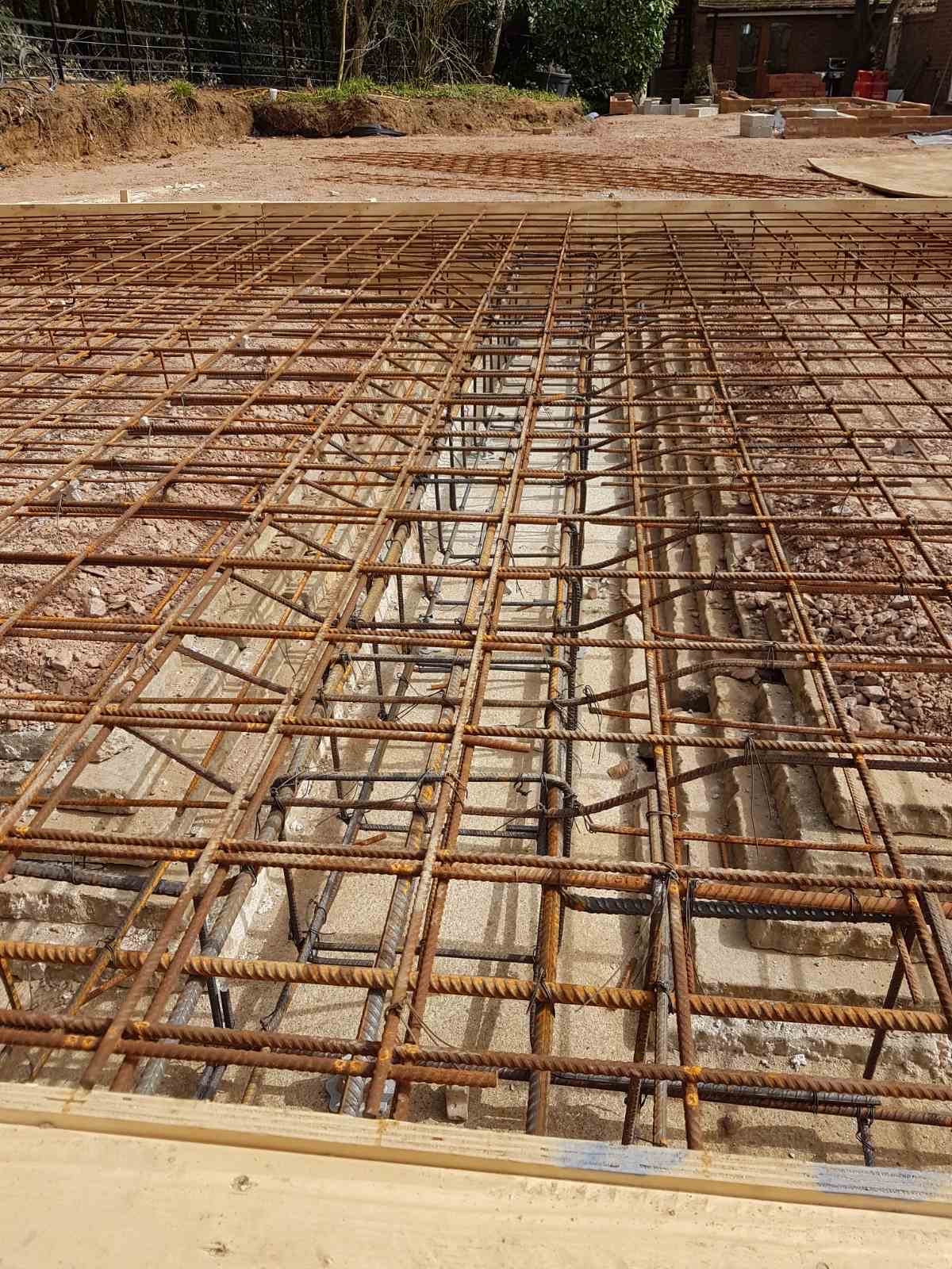 Some of our foundation work for landscaping.